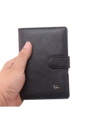 Creative PU Passport Cover Russian Driver License Wallet Retro Leather Men Travel Wallet Credit Card Holder Cover Document Holder