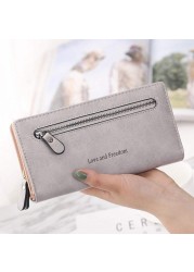 Fashion Women Wallets Card Holder Fashion Lady Purses Money Bags Coin Purse Woman Clutch Long Zipper Purse Burse Bags