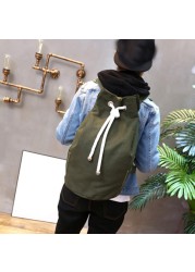 Drawstring Bag Sports Waterproof Pouch Backpack Pull Rope Canvas Gym Bag Mochila Bag High Quality Large Capacity Bags