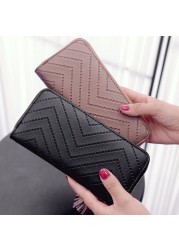 Women Long Wallets Clutch White High Quality Leather Tassel Ladies Zipper Bag Phone Coin Cash Receipt Card Holder