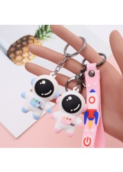 X7YA 3D Creative Astronaut Keychain Cute Astronaut Doll Pendant Fashion Birthday Gift