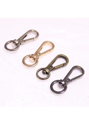 5Pcs Bag Metal Belt Buckle Swivel Trigger Buckle Lock Swivel Buckle Snap Hook Clip DIY Keychain Ring Keyring Craft Bag Hardware Parts