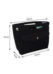 Fashion Women Handbag Hair Organizer Portable Travel Bag Girls Storage Bags Toiletry Storage Bags Liner