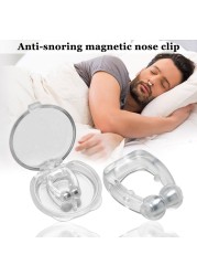 1/3pcs Magnetic Anti Snoring Nasal Dilator Stop Snore Nose Clip Device Easy Breathing Improve Sleep for Men/Women Dropshipping