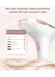 MLAY permanent laser hair removal machine free shipping home use pubic hair epilator for women and men