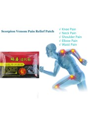 8/16pcs Knee Pain Relief Patch Scorpion Venom Extract Chinese Medical Plaster Arthritis Relieve Health Care Sticker