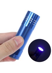 Nail Dryer Mini LED Lights Flashlight UV Lamp Portable Nail Gel Quick Drying Manicure Tool