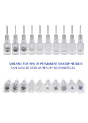 5/10/50/100pcs 8mm Screw Port Tattoo Cartridges Needle Microneedle Microneedle Microneedle For MTS Derma Micro Nano Needles