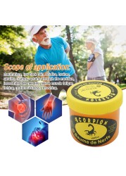 30/60/100ml Ointment Cream Scorpion Mint Rheumatism, Lower Back Pain, Sciatica, Bruising, Cramps, Relieves Muscle Fatigue