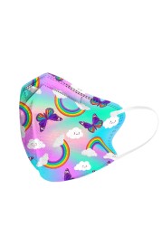 Mascarillas fpp2 mask 2-10 years old 5-layer rainbow Butterfly starry skys printed KN95 mask PM2.5 children FFP2 CE face mask