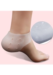 1 Pair Silicone Feet Heel Protector Anti Slip Pain Relief Anti Cracking Foot Health Care For Men Women High Heel Shoes Protection Cover