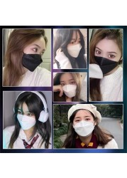 Morandi Color FPP2 Masks Black FFP2 CE Masks 10-100pcs Adult ffp2fan KN95 Mask 4 Layers Mask FFPP2 KN95 Respirator Mask