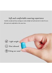 Soundproof Sleeping Earplugs Sleeping Earplugs Special Mute Soft Slow Rebound Student Anti Noise Protection Anti Ronco Earplug