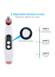 Visible Blackhead Remover Wireless Camera Monitor Suction USB Rechargeable Facial Pore Cleaner Comedone Anti Acne Pimple WiFi