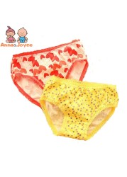 12pcs/lot Girls Underwear Panties Baby Kids Short Pants Children Briefs 2-12Years