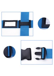 Adjustable Luggage Packing Luggage Cross Belt Bag Safe Trolley Case Protector Strap With Lock Travel Accessories