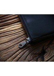 SIKU Genuine Leather Wallet Handmade Coin Purses Holders Brand Women Wallet