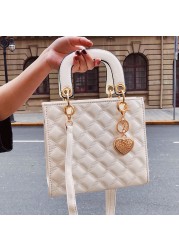 Luxury brand bag 2021 new fashion high quality female handbag lingge chain ladies crossbody handbag shoulder luxury claws