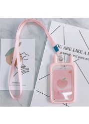 1pc Cute Kitten Rabbit High Quality Credit Card ID Holder Cute Cartoon Silicone Bus Card Case Key Holder Ring Luggage Tag Trinket