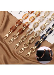 New acrylic bag chain bag belt bag removable colorful accessories women's resin chain chain of bags chain purse chain fishbone chain