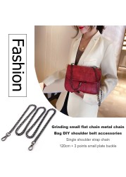 Chain Shoulder Crossbody Bag Metal Strap Handbag Chains Female Shoulder Bag Strap DIY Purse Handles Bag Accessories