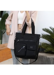 New Casual Crossbody Shoulder Bag Women High Capacity Bag Nylon Waterproof Multifunction Messenger Bags For Lady Handbags