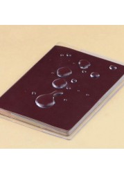 Transparent PVC Passport Cover Travel Accessories ID Card Bag For Women Credit Card Holder Bag