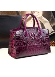 High quality luxury handbags for women, high quality crocodile pattern handbag