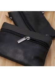 Soft Men Women Card Coin Key Holder Zip Leather Wallet Pouch Bag Purse Gift New Drop Ship