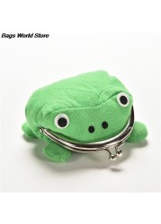 Hot Sale Frog Wallet Anime Cartoon Wallet Coin Purse Manga Flannel Wallet Cute Purse Naruto Coin Holder 1pc