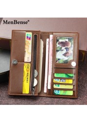 Mens Long Wallet PU Leather Credit Card Holder Purses Carteira Male Carteras Billetera Hombre Money Portfe Carte Clutch