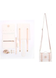 D0LF Beginners DIY Kit Sewing Crafting DIY Accessories Bag Handbag British Cambridge Bag Portable Women Shoulder Bag