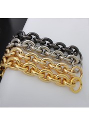 27mm Gold Aluminum Chain and Ring, for Bag, Lightweight Bags, Easy Matching Handles, Handbag Straps, New Collection