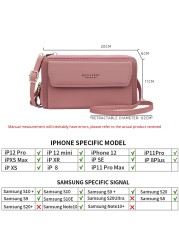 Designer Women Shoulder Bag Leather Wallet Women Wallet Double Zippers Female Clutch Wallet Crossbody Bag For Lady Bolsa Feminina