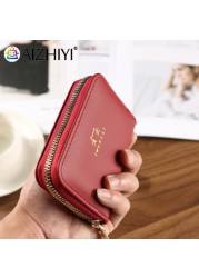 Women's PU Leather Pure Color Wallet Money Bag Ladies Small Day Clutches Card Holder Small Wallet