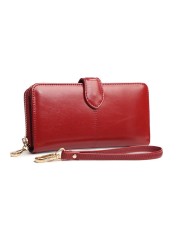 PU Leather Women Wallets Women Purses Fashion Long Zipper Women Wallet Money Coin Holder Female Long Purse Female Purse Zipper