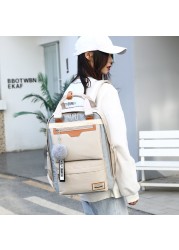 2019 New Fashion Girl Backpack Girls Middle School Bag Fashion Backpack Travel Shoulder Bag Kids School Bags Women Bag