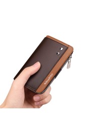 Williapolo Key Holder Cowhide Keychain Design Key Organizer With Coin Pocket Hasp Closure Key Car Key Case PL196138