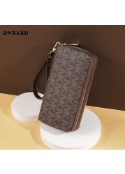 Luxury Brand Women Wallets Double Zippers Coin Bag Mobile Phone Bag Fashion Clutch Wallet Female Money Bag carteras para mujer