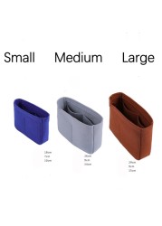 Gabriel organizer bag. e Hobo / Small, Medium and Large / Indoor, Handmade Felt 3mm (20 Colors)