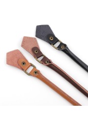 2pcs Leather Bag Straps Handle Straps Genuine Cowhide Bag Handles DIY Bag Parts Genuine Leather Bag Bag Straps Suppliers