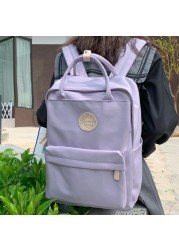 Cool Female Student Fashion Backpack Waterproof Cute Women School Bag Lady Laptop White Book Kawaii Girl College Backpack Travel