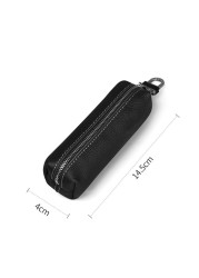 Fashion Genuine Cowhide Leather Key Bag for Men and Women High Quality Key Holder Small Business Key Case for Women Wallet