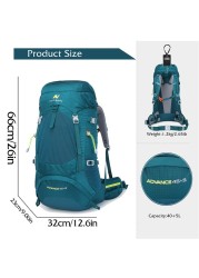 50L Rhino Waterproof Men Backpack Unisex Travel Backpack Outdoor Hiking Mountain Climbing Camping Backpack for Male