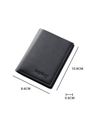 Men's Short Wallet Men Vertical Thin Wallet USD Driver's License Wallet Small Wallet