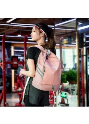 Multifunctional Backpack Women Yoga Swimming Sports Fitness Organizer Pouch Waterproof Travel Clothes Shoes Ipad Storage Accessories