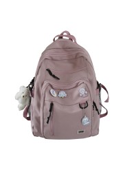 JUPISE Fashion Large Student Backpack School Bag For Girls High Capacity Women Backpack Vim Cute Leisure Travel Mochila