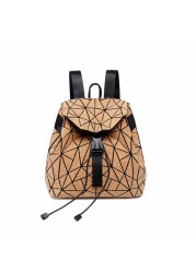 W638 kandra diamond geometric cork backpack deformation student school bags for teenage girl travel bags dropshipping