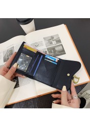 Small Wallets Fashion Brand Leather Wallet Women Ladies Card Bag For Women Clutch Women Female Purse Money Clip Purse Card Holder