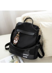 Anti-theft Backpack Female 2021 New Fashion All-match Oxford Cloth Backpack Large Capacity Travel School Bag Women Bookbag Mochila